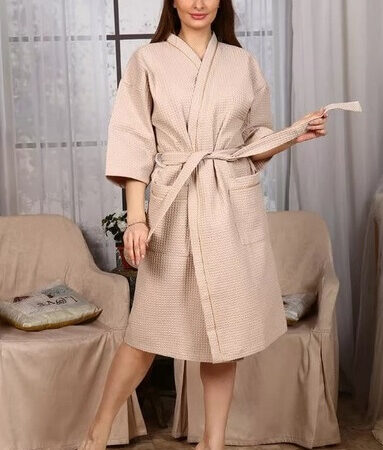 Что такое вафельные халаты?